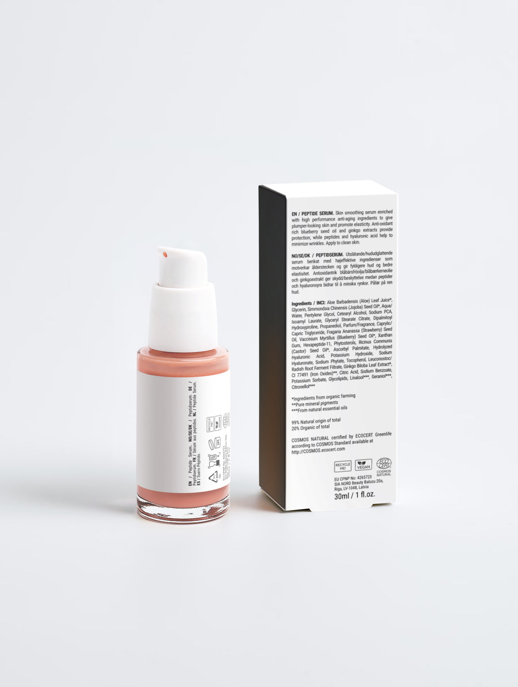 Faced Front Peptide Serum