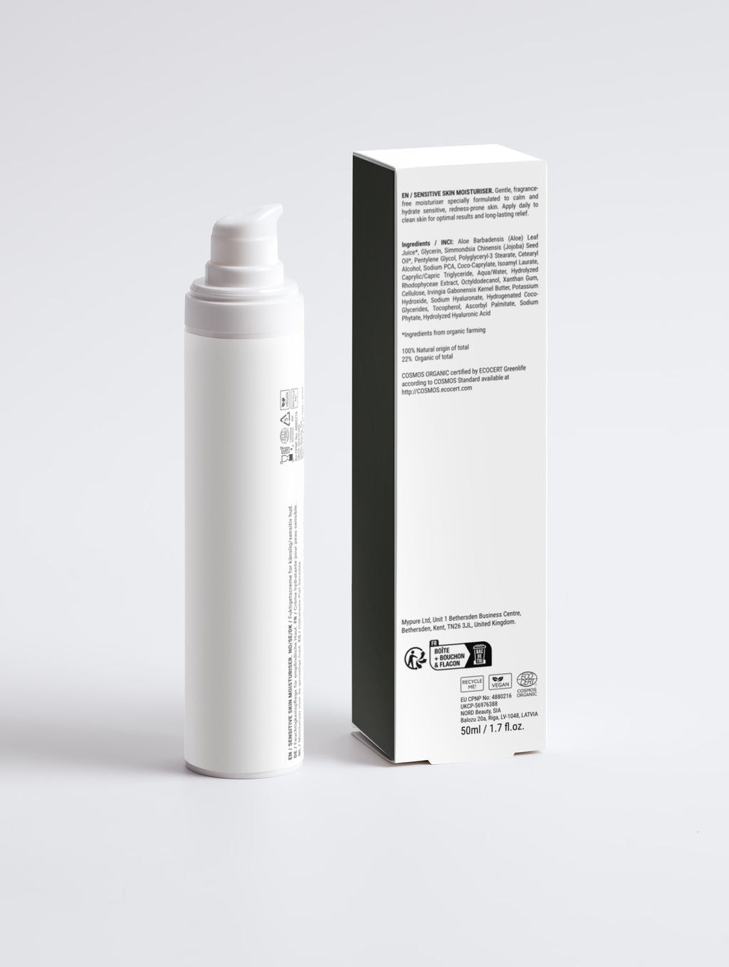 Sensitive Skin Moisturiser, Fragrance Free